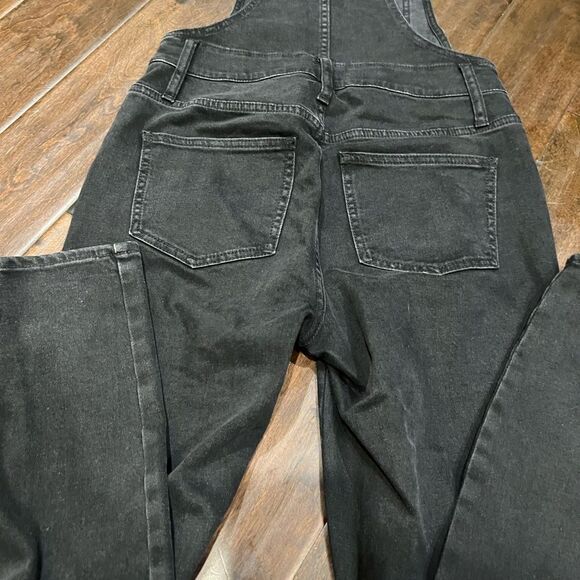 Madewell black denim overalls size small NWOT - Picture 2 of 11